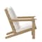 Flash Furniture Natural Cedar Poly Resin Loveseat-Cream Cushions JJ-C14022-BR-GG - alternate 10